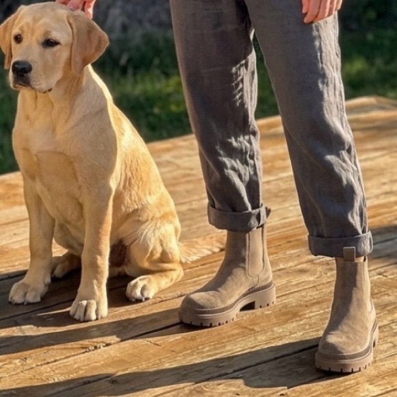 H&M Shoes - H&M Sueded Pull On Booties Sz 40